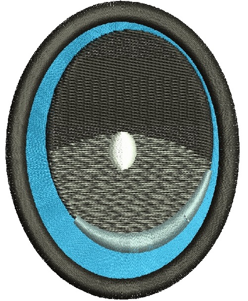 Oval eye / eye for soft toys Machine Embroidery Designs, instantly download 