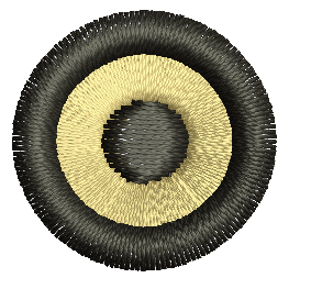 Small simple round eye for soft toy bear, cat, dog / eyes for soft toys Machine Embroidery Designs, instantly download 