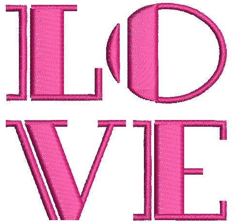 Love  machine embroidery design, instantly download tested 
