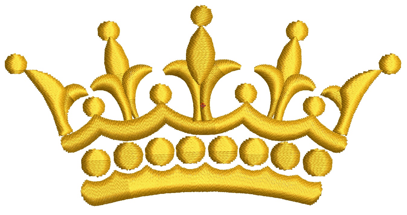 Crown  machine embroidery design, royal crown embroidery file, baroque frame embroidery