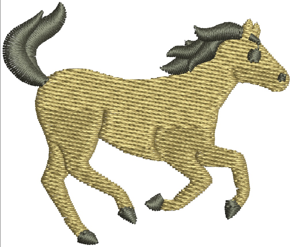 Horse - machine embroidery design 