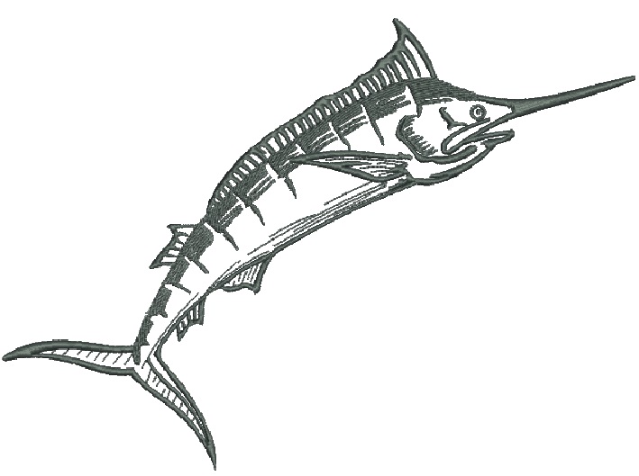 Marlin machine embroidery designs 