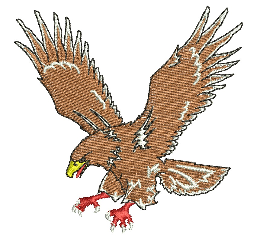 Eagle Machine Embroidery Design 