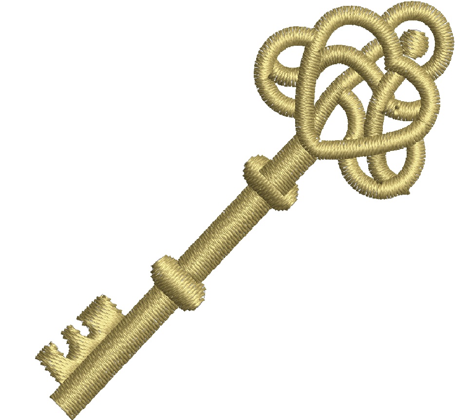 Mini Key Machine Embroidery Design 