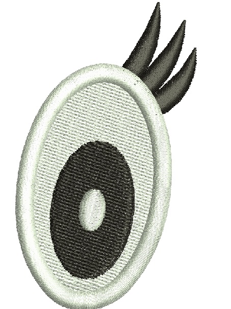 Minnie Mouse Eye Eyes for Plush Toy Machine Embroidery Designs 