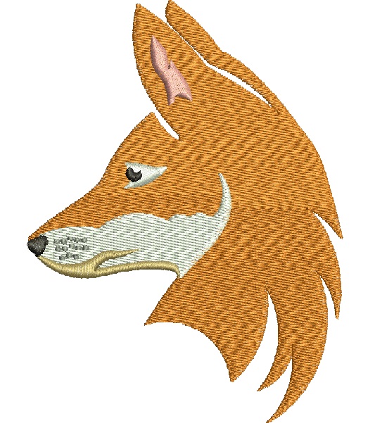 Fox Machine Embroidery Design 