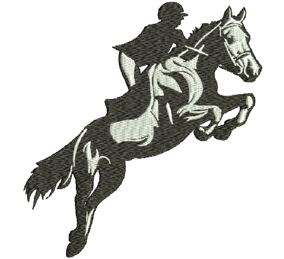 Horse And Rider Machine Embroidery Design29092025