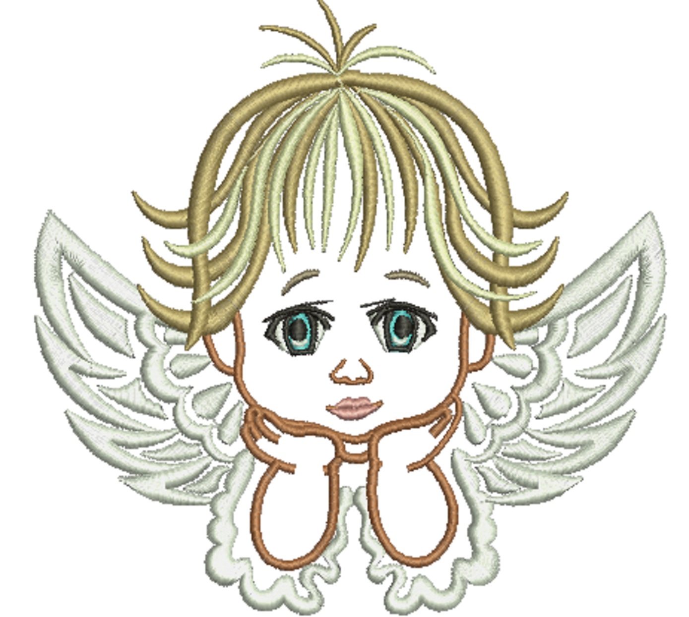 Angel Machine Embroidery Design 