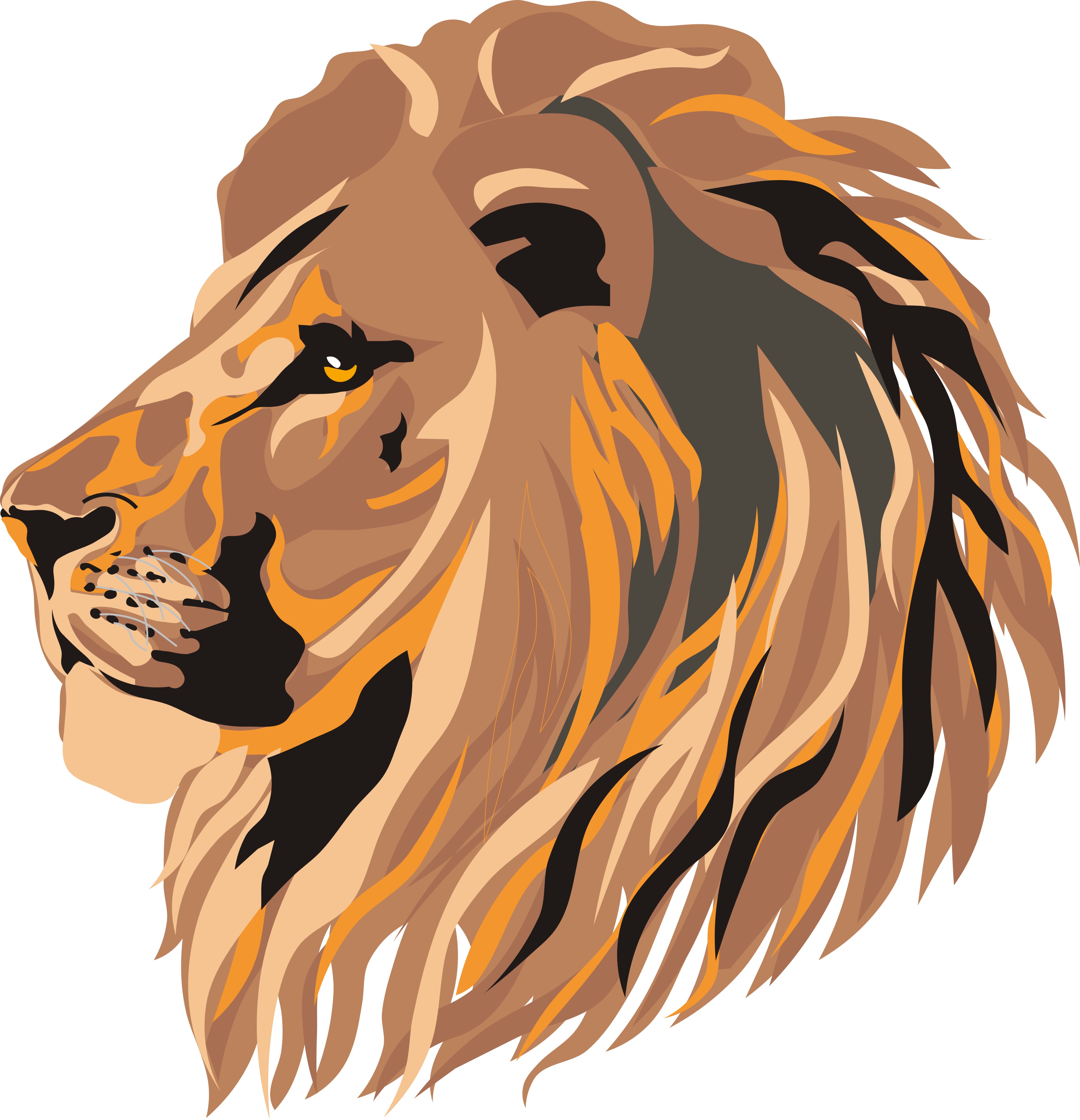 lion  vector SVG. dxf, PNG. EPS. jpg big size 300 dpiis 