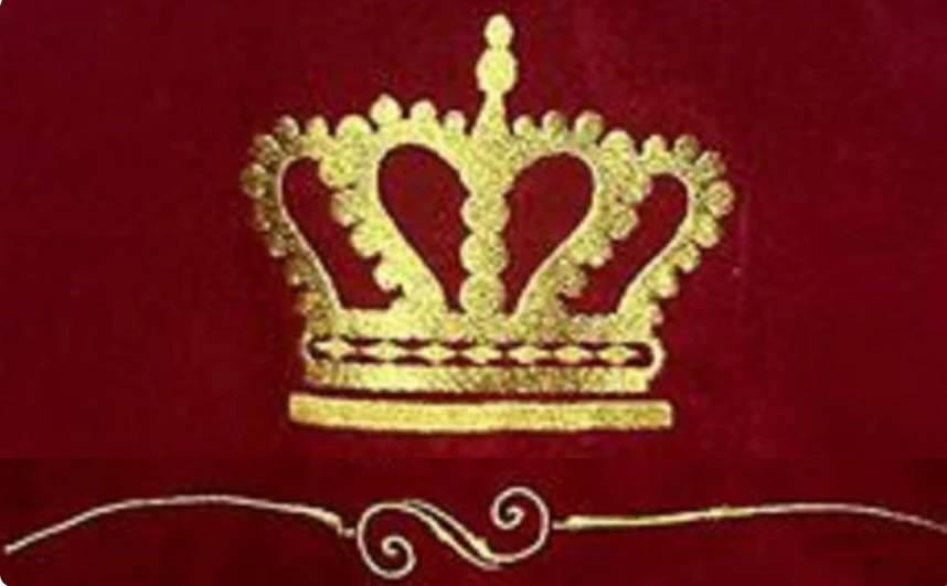Crown and pattern Machine Embroidery Designs (two designs, tested) 