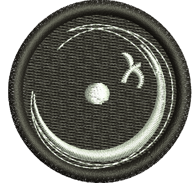 Simple Round Eye for Soft Toy Bear, Cat, Dog, Chicken, Monkey Machine Embroidery Design 