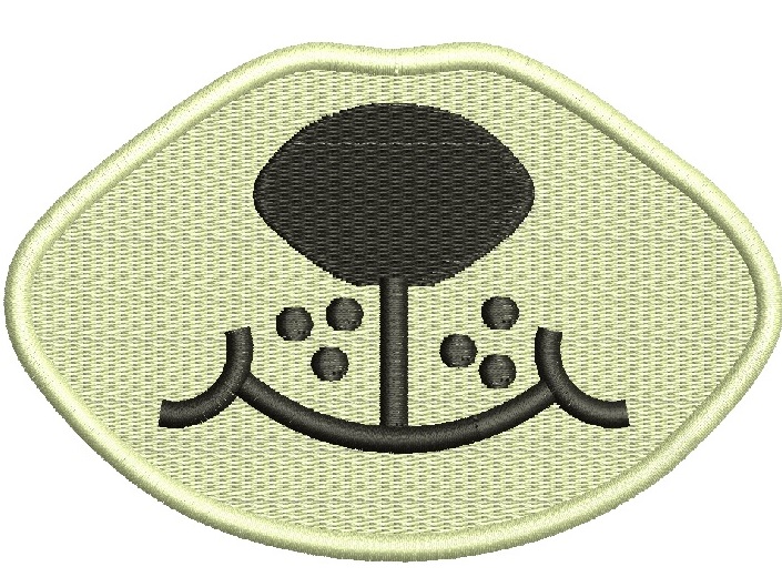 Dog’s Face Machine Embroidery Design 