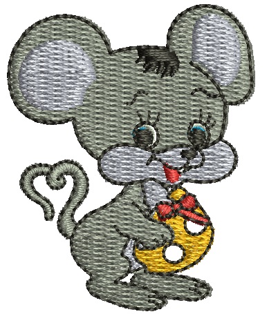 Mouse   Machine Embroidery Design for Soft Toys, Plush Animals, and Craft Projects 