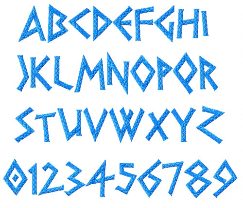 Greek-Style Alphabet Font Machine Embroidery Designs 4x4
