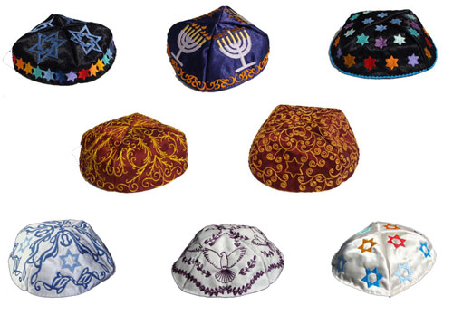 Kippah 8 Machine Embroidery Designs set