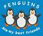 Penguin #8 - best friends,  Stitches: 23975,  Size: 5.69 x 4.63,  Colors: 4