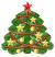 Christmas Tree,  Size: 4.91 x 5,  Stitches: 23994, Colors: 3