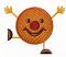 Hanukkah: Dancing Dougnut #7,  Size: 3.84 x 3.02,  Stitches: 8907,  Colors: 4 