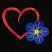 Floral Heart Machine Embroidery Design
