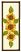 Sunflowers Bookmark,  Stitches: 25473,  Size: 2.17 x 5.96  Colors: 7 