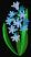 Hyacinth, Size: 3.25 x 6.81,  Stitches: 19479,  Colors: 6