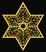 Star Of David #3,  Size: 4.11 x 4.84,  Stitches: 10178,  Colors: 1