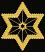 Star Of David #10,  Size: 4.35  x 4.88,  Stitches: 10810,  Colors: 1 