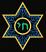 Star Of David #11,  Size: 4.11 x 4.84,  Stitches: 9090,  Colors: 3 