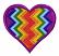 Heart #9,  Size: 3.41 x 3.23,  Stitches: 19727,  Colors: 7