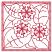 Redwork Flowers Quilt Block Machine Embroidery Desig