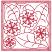 Redwork Flower Quilt Block Machine Embroidery Desig
