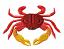 Crab,  Size: 3 x 2.11,  Stitches: 5394,  Colors: 4