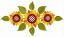 Sunflower Vignette,  Size: 7.89 x 4.35,  Stitches: 34663,  Colors: 5 