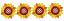 Sunflowers Border,  Size: 7.85 x 2.02,  Stitches: 31285,  Colors: 4 