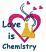 Love is Chemistry,  Stitches: 7825,  Size: 3.12 x 3.84,  Colors: 3 