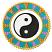 Yin Yang #1,  Size: 3.94 x 3.94,  Stitches: 20148,  Colors: 6