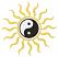 Yin Yang #16 - Sunny,  Size: 5 x 4.91,  Stitches: 12574,  Colors: 3 