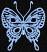 Butterfly #4,  Stitches: 9076,  Size: 3.41 x 3.86 