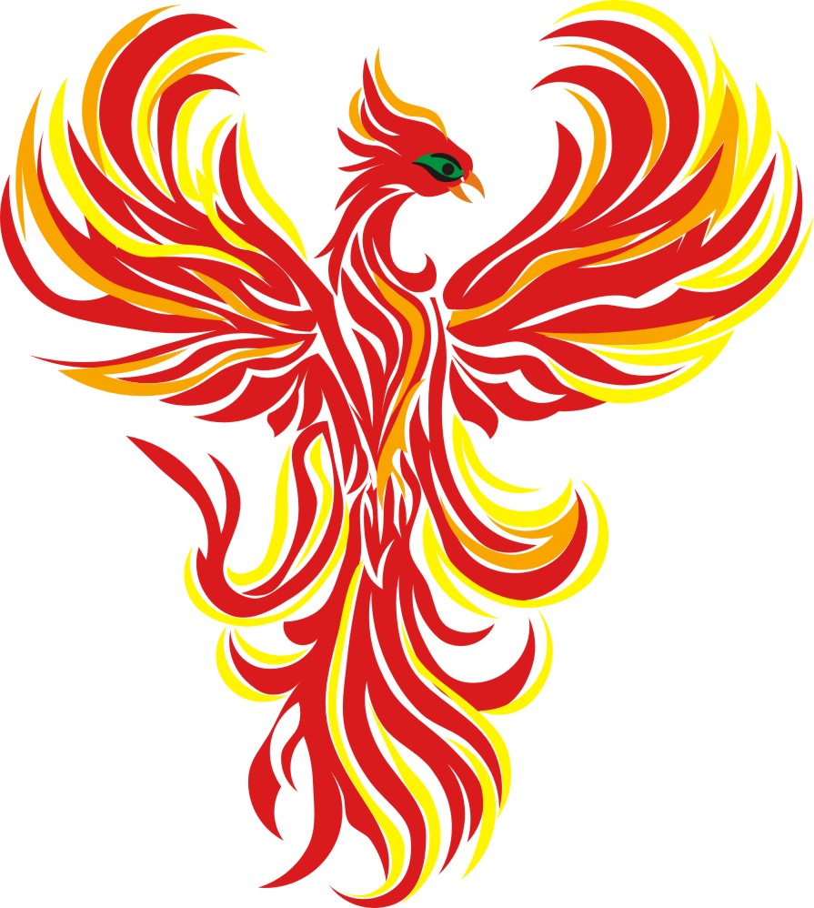 Fire Phoenix  SVG. dxf, PNG. EPS. jpg big size 300 dpi  