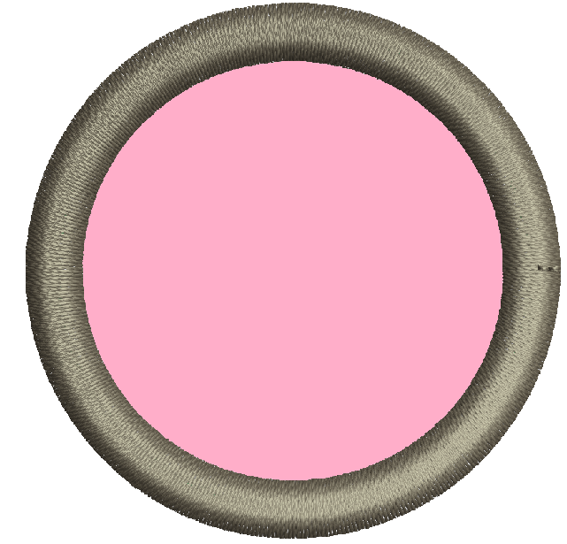 Circle Applique (patch) - Circle Machine Embroidery Machine Embroidery Design 