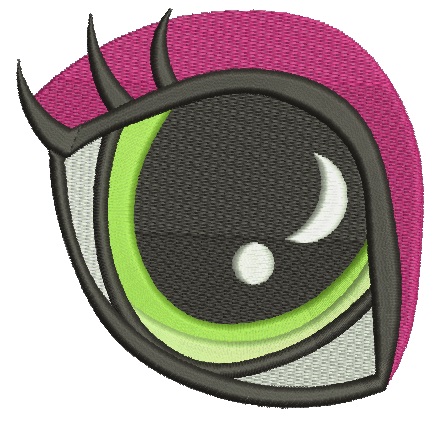 Cute Little Unicorn, Horse, and Deer Eyes for Soft Toys Machine Embroidery Design 