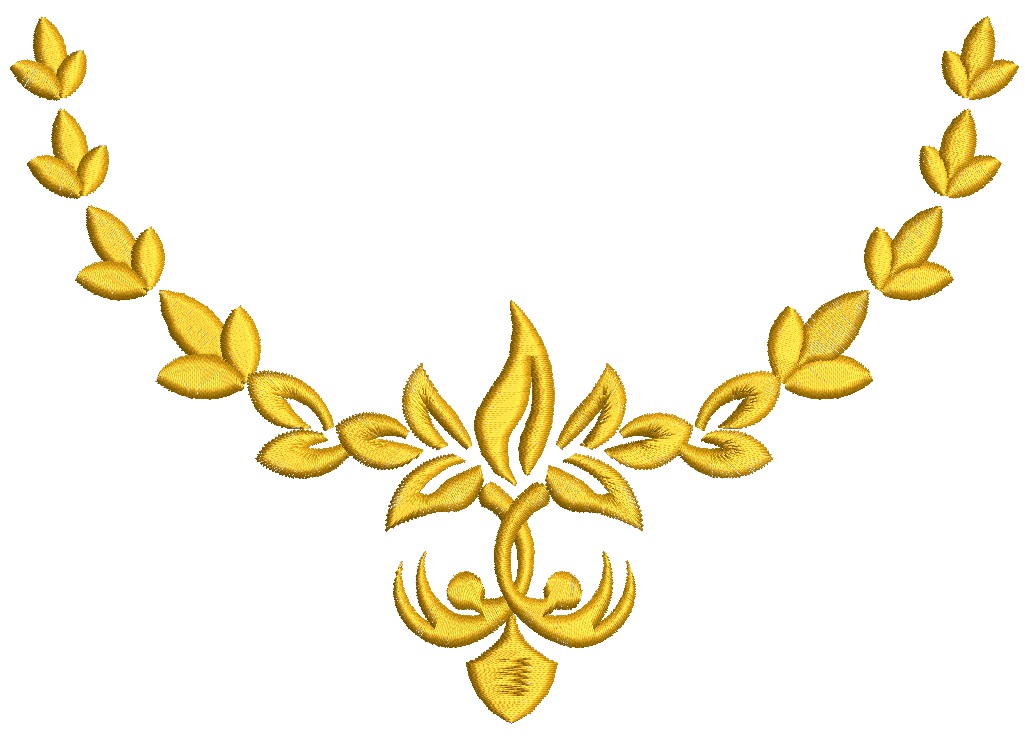 Laurel Wreath Machine Embroidery Design 