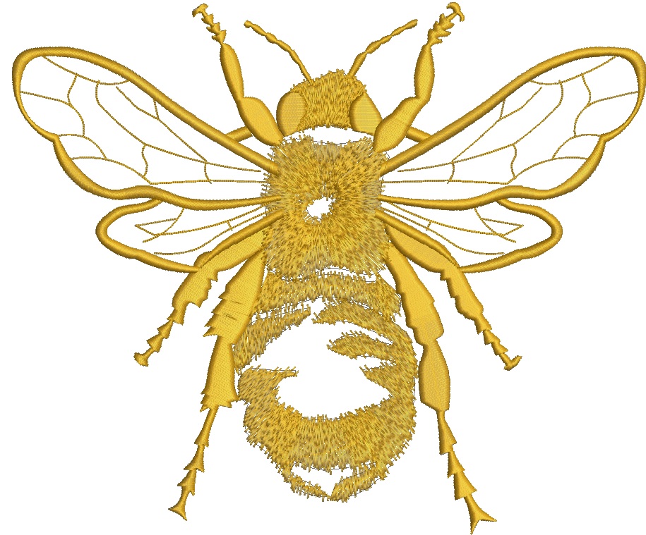Royal Bee Machine Embroidery design, instantly download, tested22052025