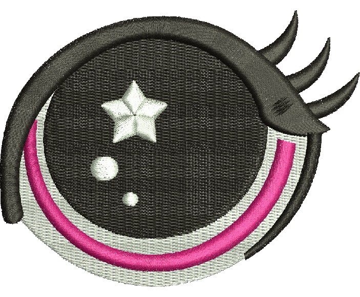 Horse and Unicorn Eye Machine Embroidery Design for Soft Toy Faces 