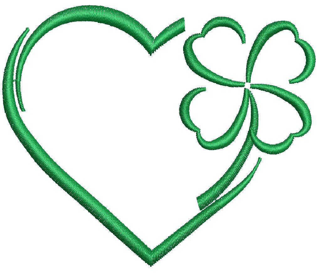 Set of Cloverleafs  Machine Embroidery Designs -  three designs, each design in two sizes 4"x4", 3"x3" 