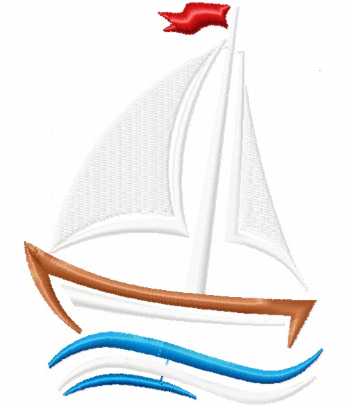 Dream Ship Machine Embroidery Design 