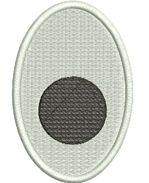 Oval eye Machine Embroidery Designs, instantly download 