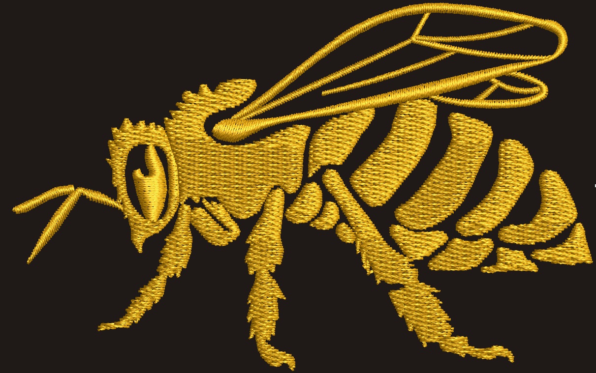 Napoleonic Bee Machine Embroidery Design - French Imperial Symbol - Three Sizes Included 