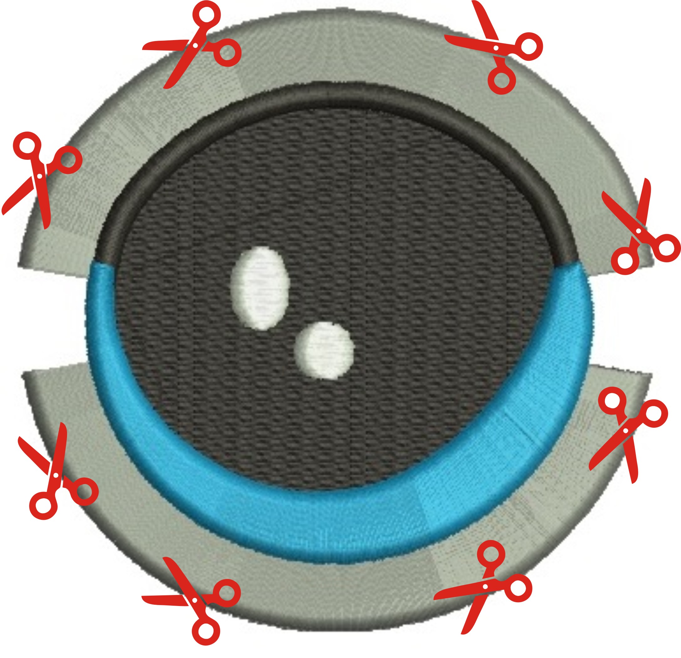 eyes for the doll  / eyes for soft toys Machine Embroidery Design 