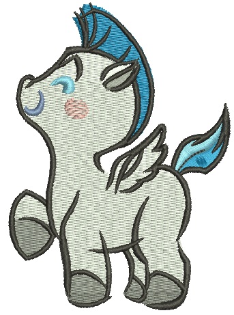 Pegasus Unicorn Foal Machine Embroidery Design26102025 